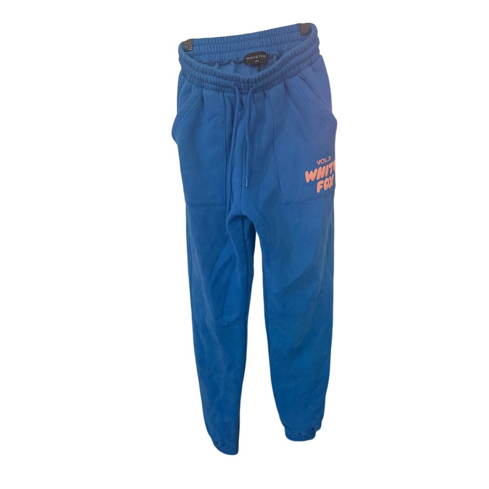 white fox jogging pants xxs